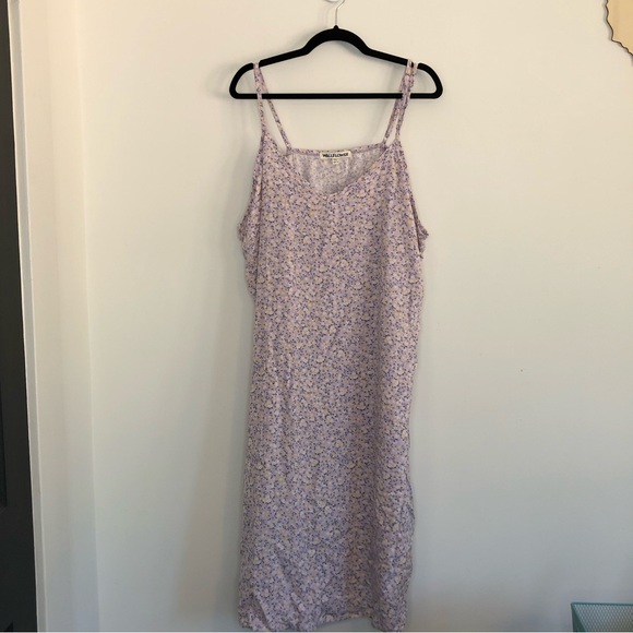 Wallflower Dresses & Skirts - Wallflower Lavender Floral Maxi Summer Dress Size 3x Cottagecore NWT Maxi